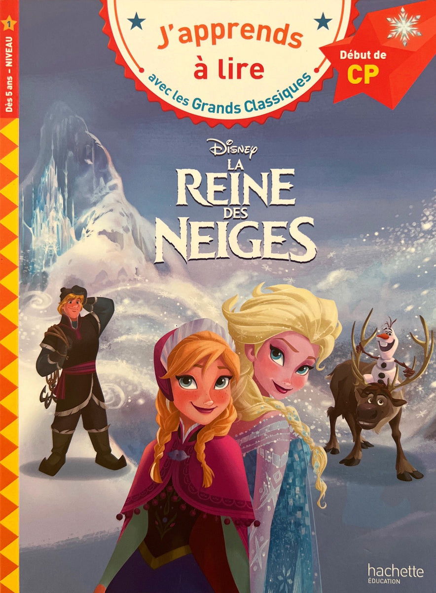 J'apprends à lire- Debut CP- La Reine des Neiges- Disney - Book in French