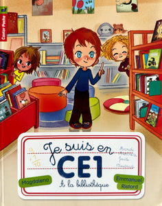 Je suis en CE1- à la bibliothèque