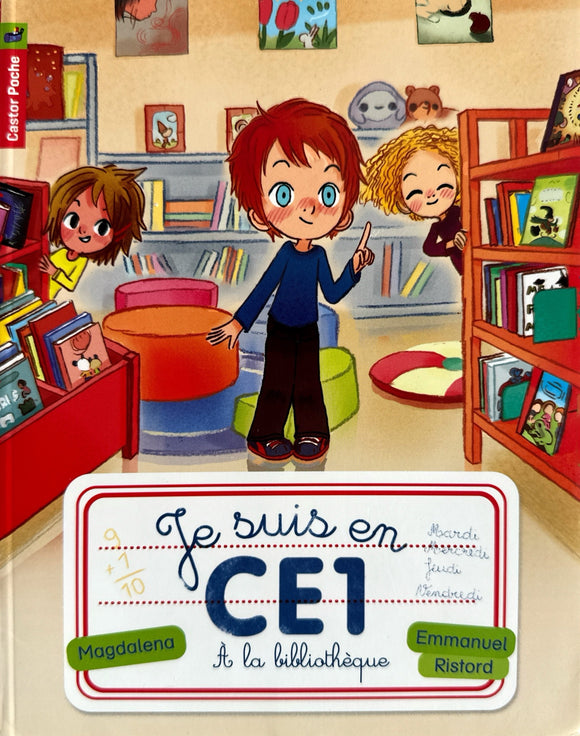 Je suis en CE1- à la bibliothèque