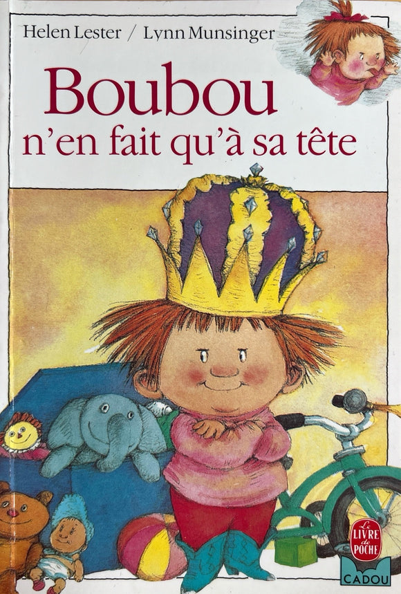 Boubou n'en fait qu'à sa tête by Helen Lester