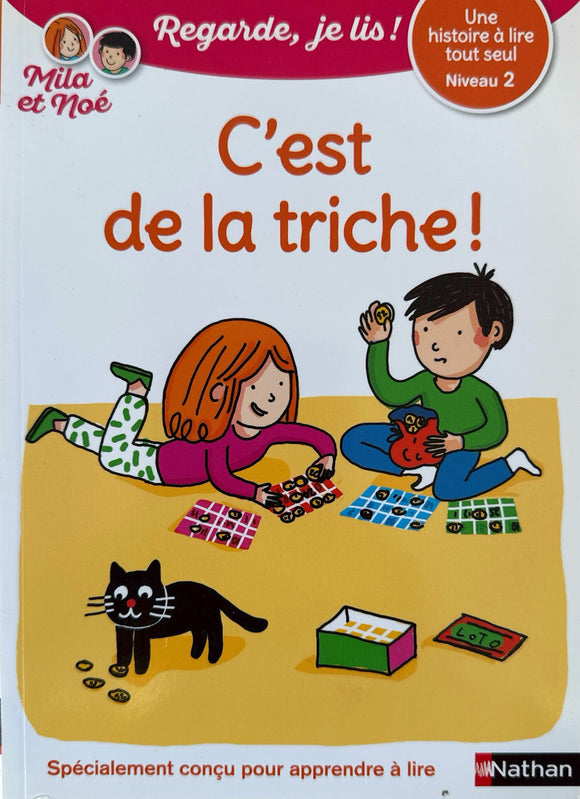 Regarde, je lis : Mila et Noé : c'est de la triche