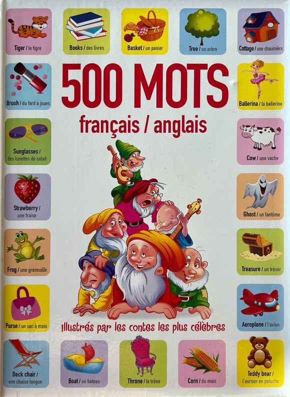 500 mots français/anglais illustrés par les contes les plus célèbres