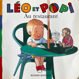 Léo et Popi au restaurant