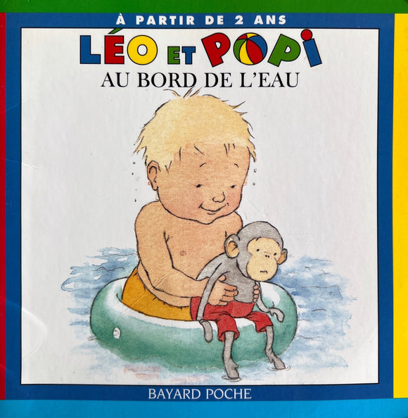 Léo et Popi au bord de l'eau