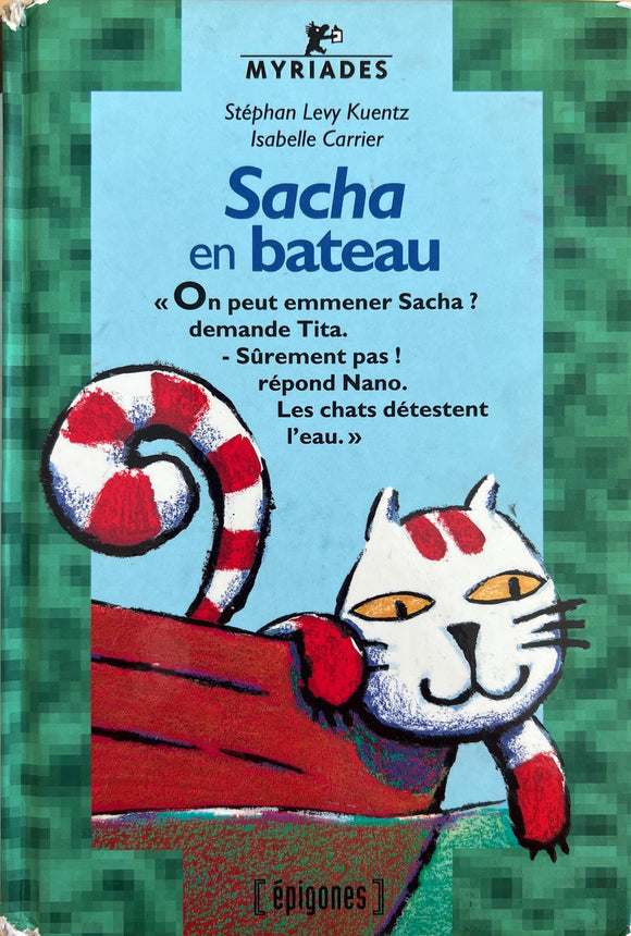 Sacha en bateau