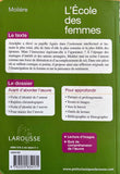 L'école des femmes by Molière - Petits Classique Larousse back
