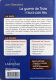 La guerre de Trois n'aura pas lieu by Jean Giraudoux - Petits Classique Larousse back