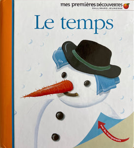 French: Affiche: le temps-neige
