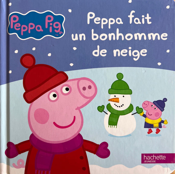 Peppa fait un bonhomme de neige 