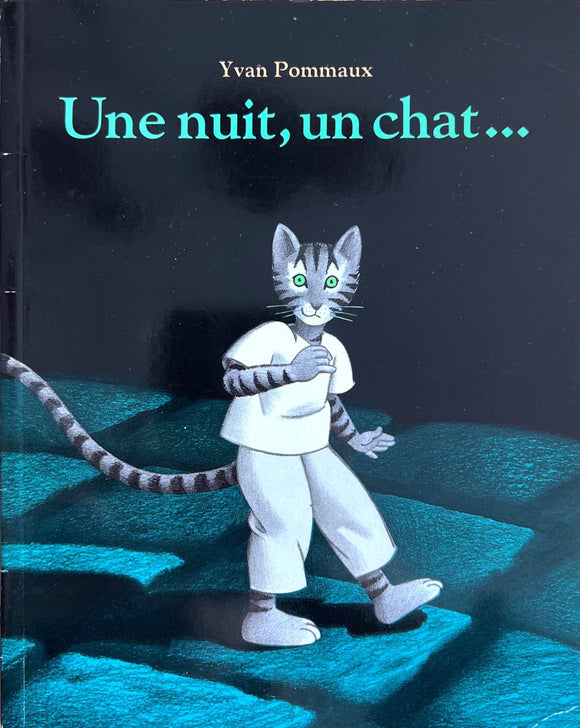 Une nuit, un chat...by Yvan Pommaux